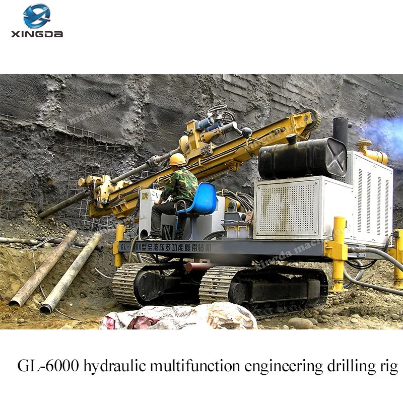 Gl-6000s Soil and Rock Anchorage Drilling Multi-Function Drilling Machine