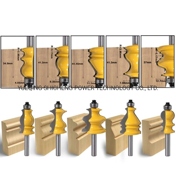 8mm Shank Molding Handdrail Router Bit for Woodworking