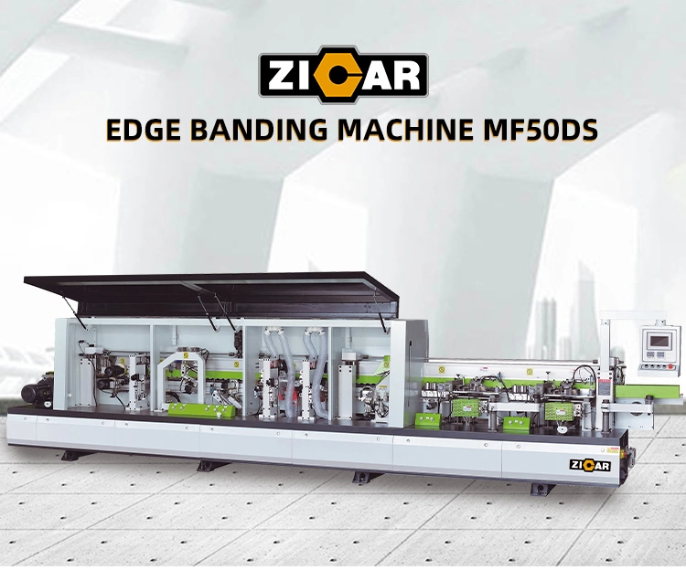 ZICAR Automatic edge bander with two glue pots 7 functions with corner trimming MF50DS