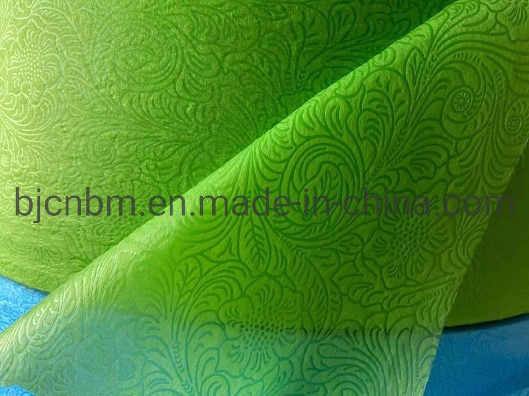 2020 New Design Embossed Nonwoven Fabric with Intaglio Printing for Packaging Wrapping Fabric and Face Mask