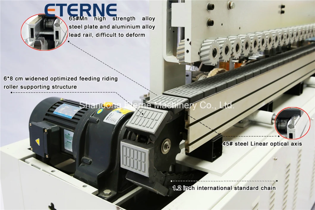 Furniture Straight Line Wooden Panel MDF Edge Banding Machine (ET-60E)