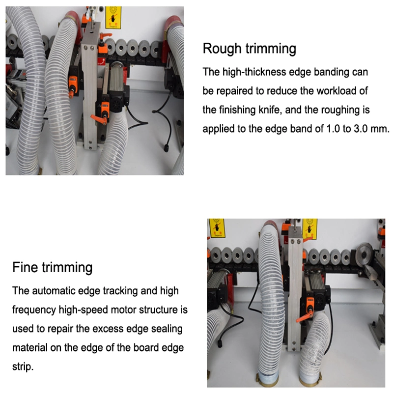 Mf360A PVC MDF Straight Line Automatic Edge Banding Trimmer Machine Wood Door Edge Bander Machine