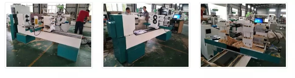 Automatic Variable Speed Delta Wood Lathe CNC 3D Wood Turning Lathe for Wood Chair Legs