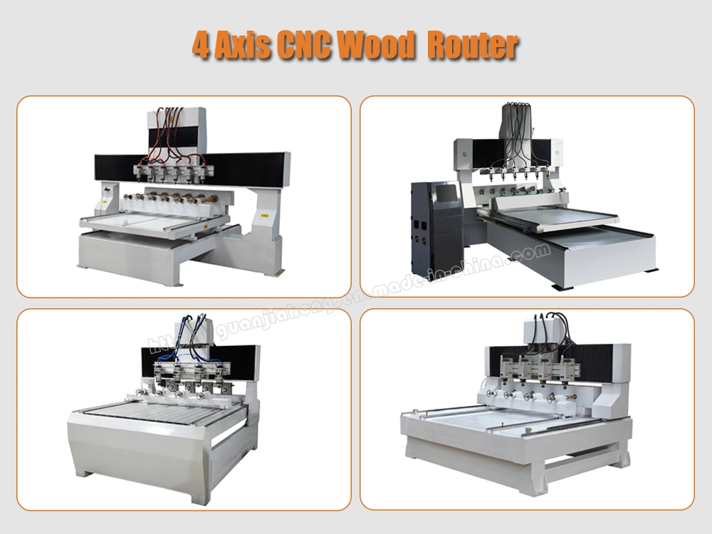 Woodworking Machine, CNC Wood Engraving Machine, Multi Spindle 4 Axis CNC Router