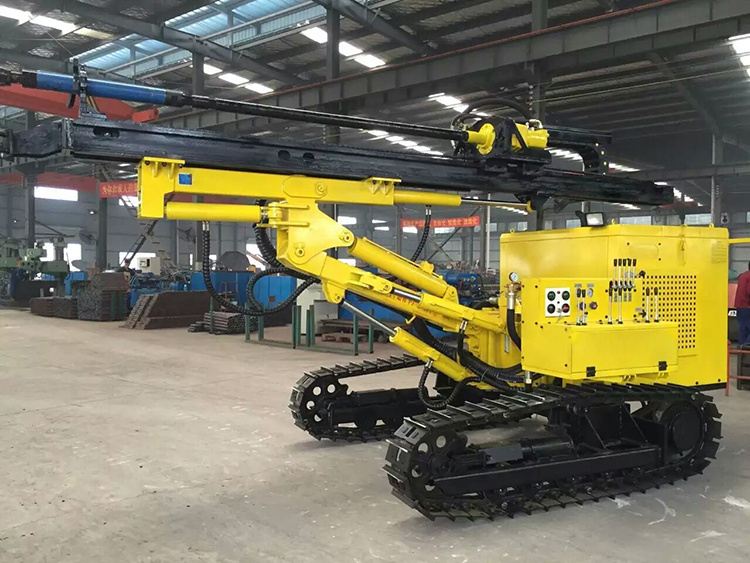 Multi Function Construction Machinery 30m Rotary DTH Drilling Rig Machine