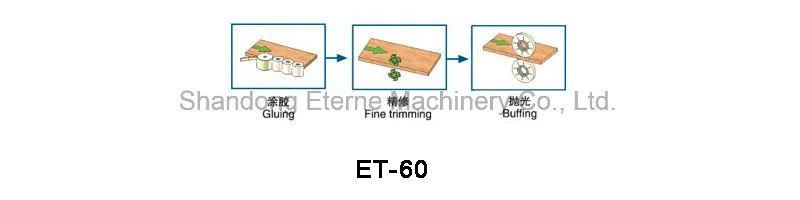 Furniture Straight Line Wooden Panel MDF Edge Banding Machine (ET-60E)