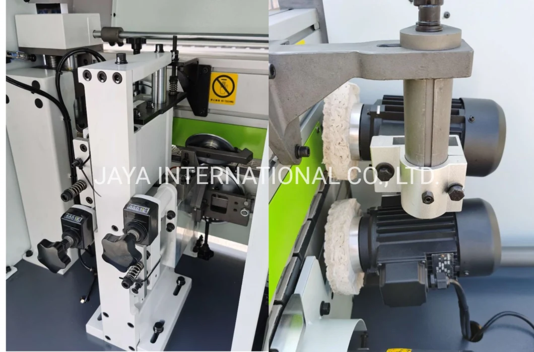 Woodworking heavy duty high speed PVC edge banding machine with corner round trimming MF50F automatic edge bander