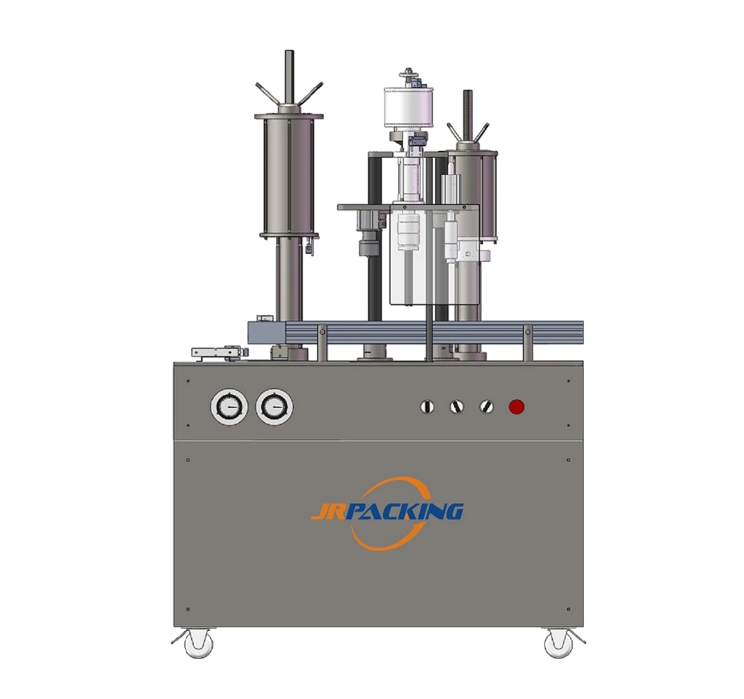 Semi Automatic Aerosol Can Filling Machine for Furniture Polishing Wax