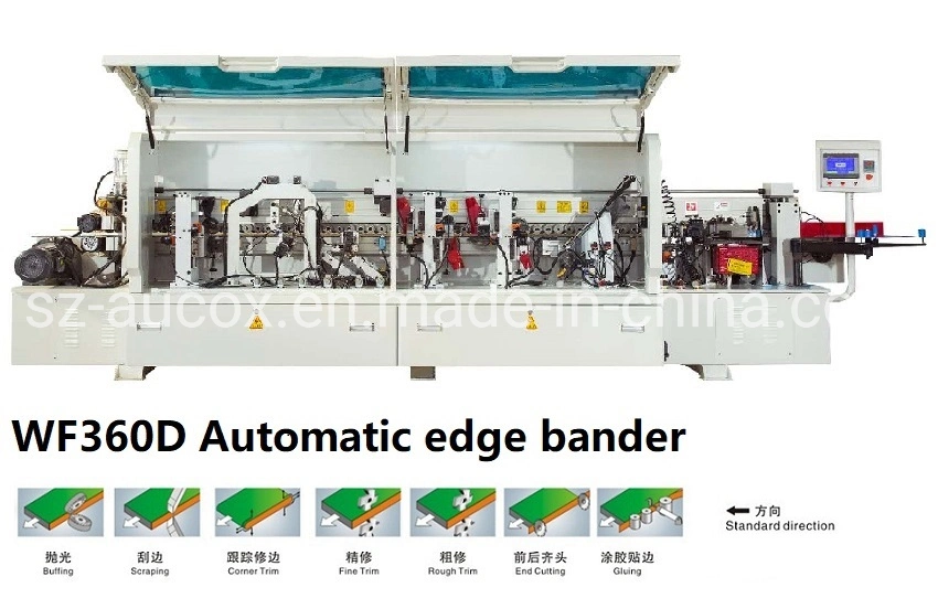 Woodworking Machinery Manual Edge Banding Machine Small with Solid Wood Corner Rounding