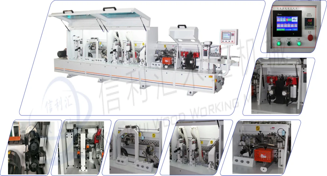 Mini & Economic Edge Bander with Pre-Milling Automatic Wood Edge Banding Machine Tape Edge Bander Machine/ Auto PVC Edge Bonding Machine