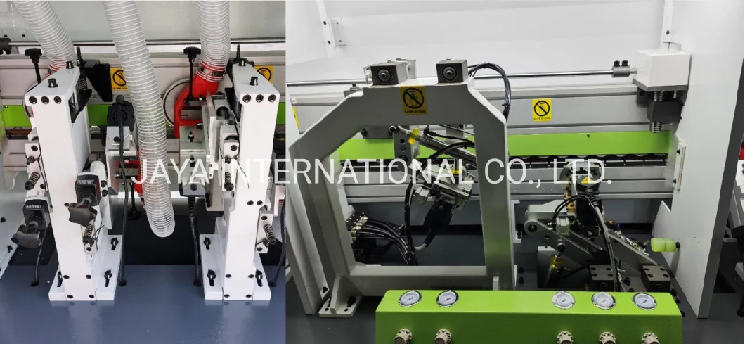 Woodworking heavy duty high speed PVC edge banding machine with corner round trimming MF50F automatic edge bander