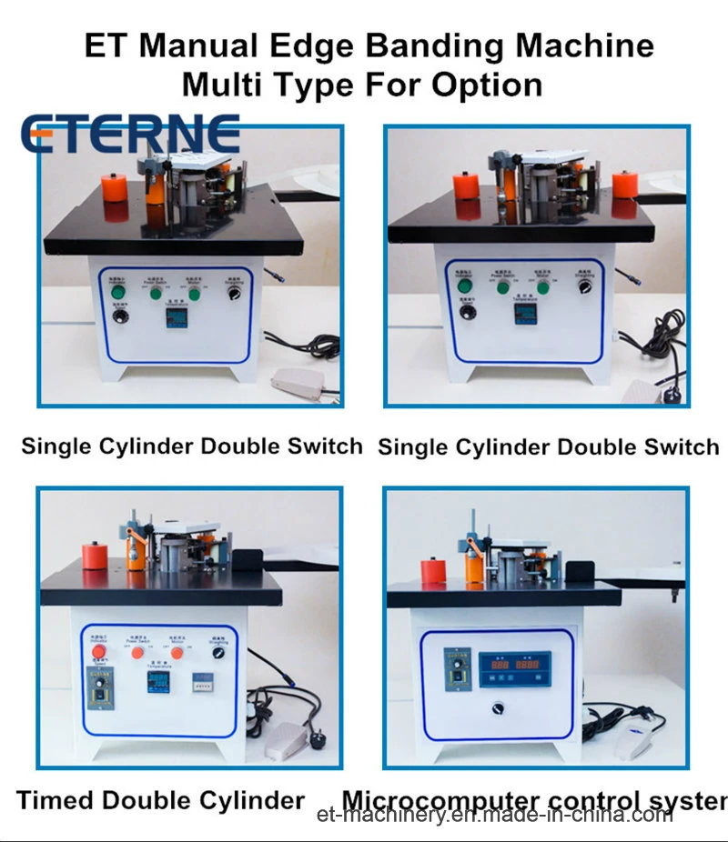 Portable Manual Woodplate Curve and Linear Edge Bander for Edge Banding (ET-30)