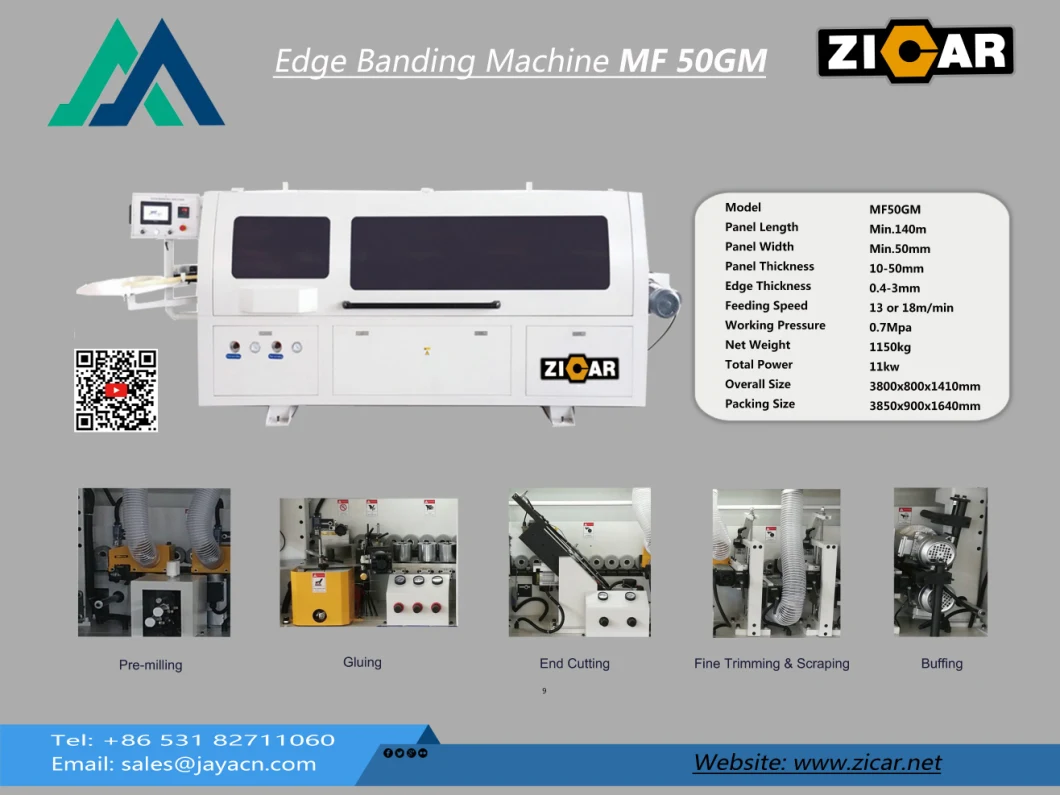 Edge banding machines from Zicar For professional joiners!