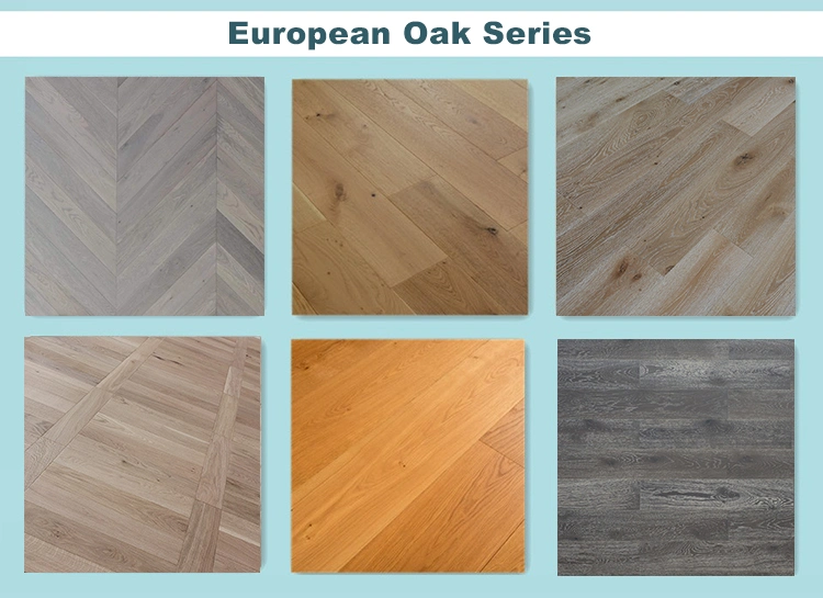 Liaght Color Homag T&G Flat Surface Grade Abcd European Oak Hardwood Flooring