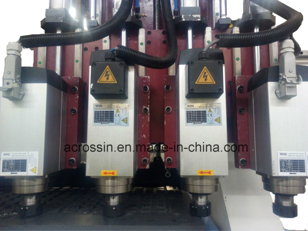 Multi Function Automatic Tool Change Multi Heads Woodworking Machine for Door