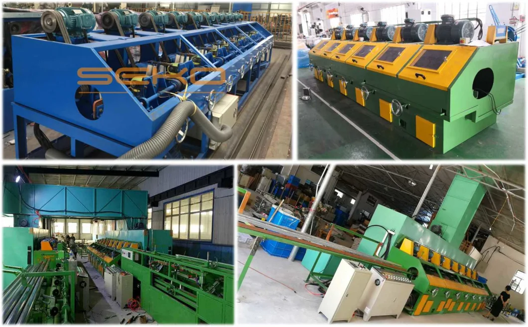 Steel Pipe Polishing Equipment Wheeled Polishing Machine Tube Mirror Finishing Grinding Machine