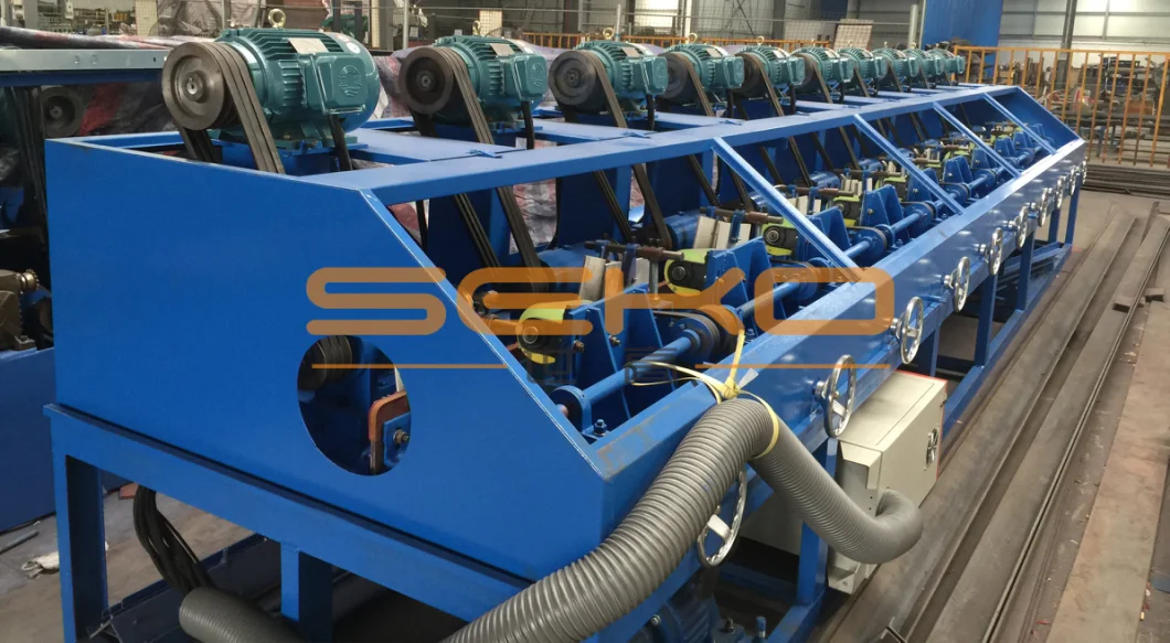 Steel Pipe Polishing Equipment Wheeled Polishing Machine Tube Mirror Finishing Grinding Machine