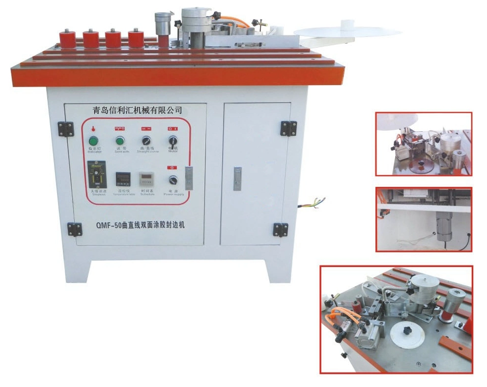 Small Capacity PVC Edge Banding Machine Mini Edge Banding Machine/ Wood Manual Linear Sealing Side Machine for PVC Edgebanding