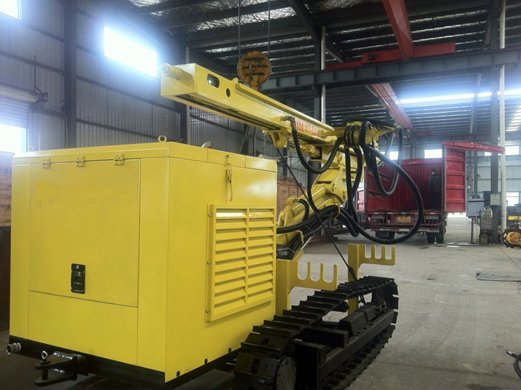 Multi Function Construction Machinery 30m Rotary DTH Drilling Rig Machine