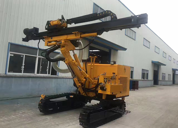 Multi Function Construction Machinery 30m Rotary DTH Drilling Rig Machine