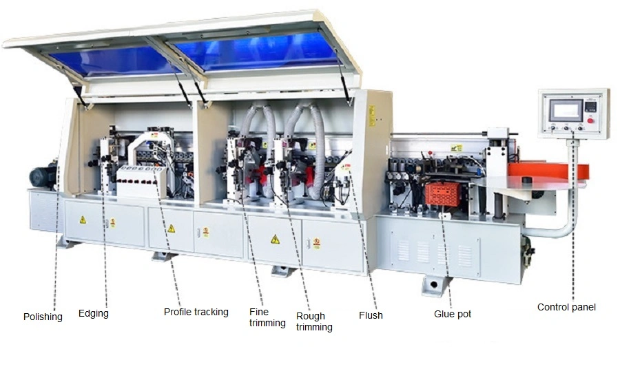 Automatic Edge Banding Machine Woodworking Board Edge Banding Machine