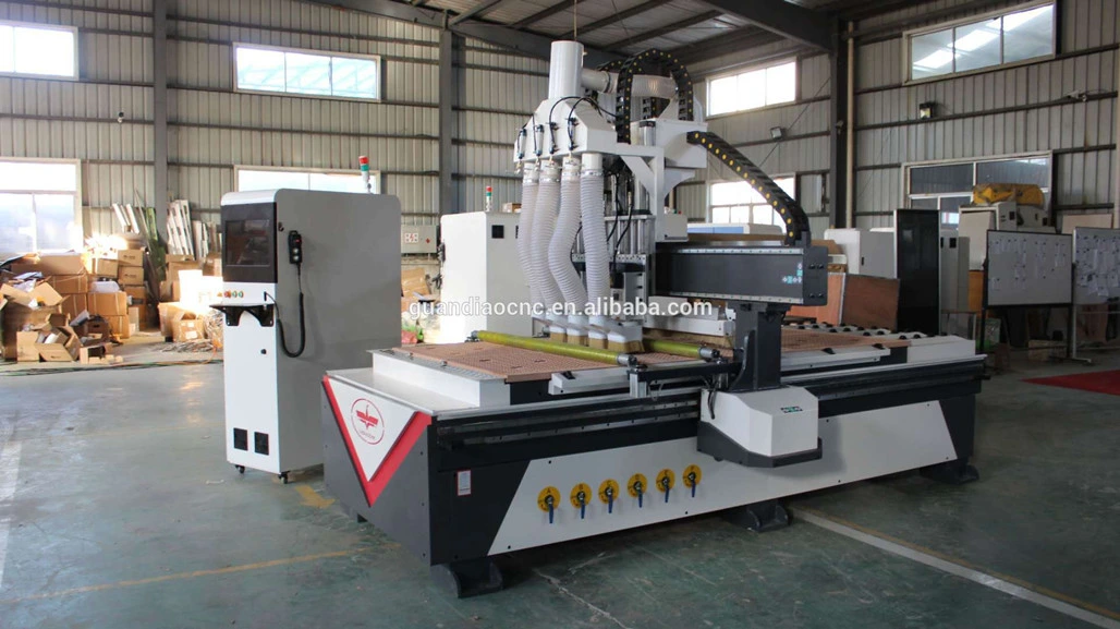 Four Process Wood CNC Router Wood Cutting Machine 1325 Engraving Machine Wood Working Machinery