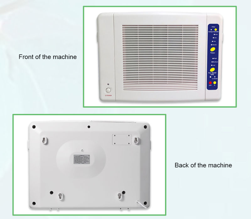 Manufacturer Ozone Ionizer Photocatalyst Air Purifier with HEPA Air Cleaner
