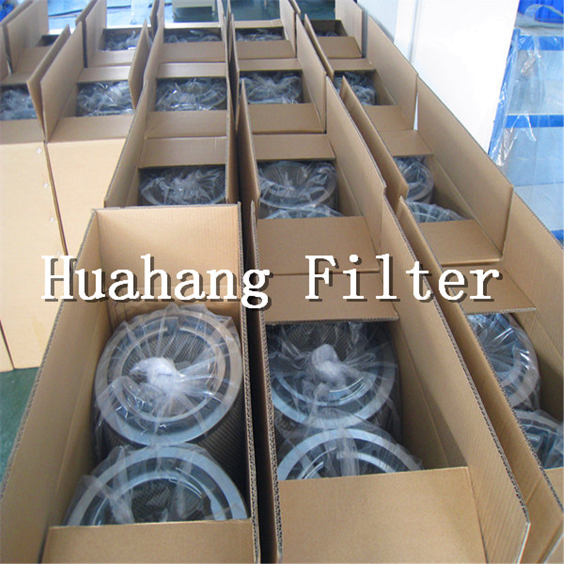 Wood pulp fiber air dust filter cartridge