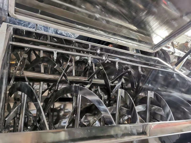 Horizontal Ribbon Blender for Dry and Wet Powder