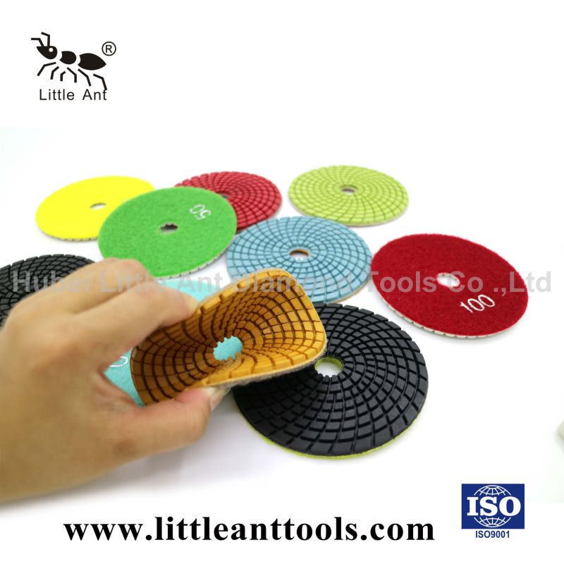 4 Inch Diamond Wet Stone Polishing Pads for Stone/Polishing Pads