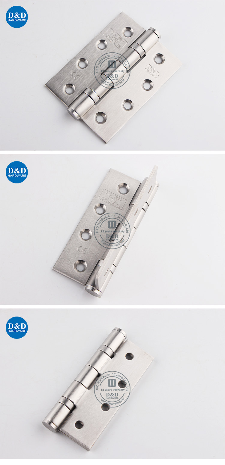 Ss 201 CE Marked Fire Rated Hinge for Wooden Door