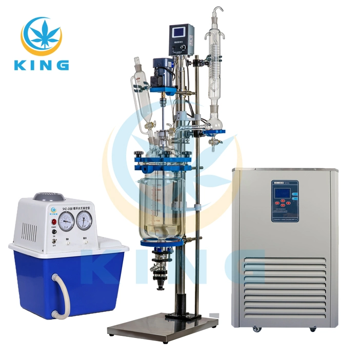 Cbd Full Spectrum Oil Purity 50L Jacketed Glass Crystallization Filtration Reactor