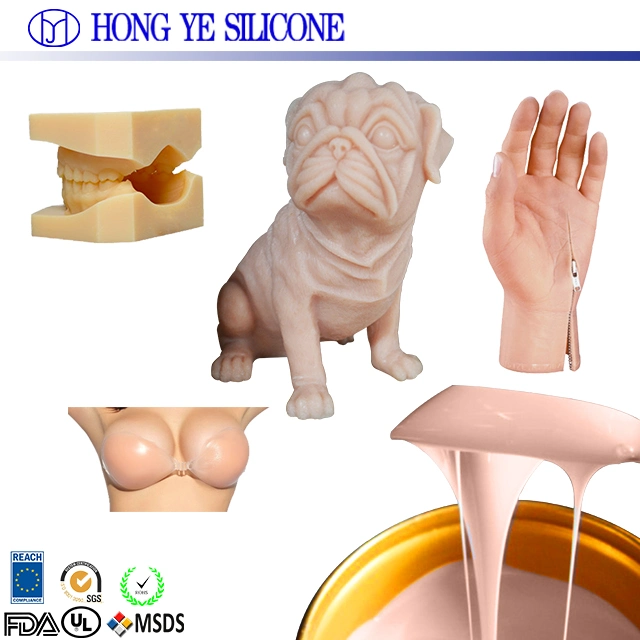 Easy Demold Skin Color Silicone Molds Body Parts Super Quality Customized Color Silicone Rubber