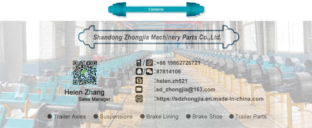 Outboard Trailer Part Axle for Auto Spare Part and Truck Spare Parts