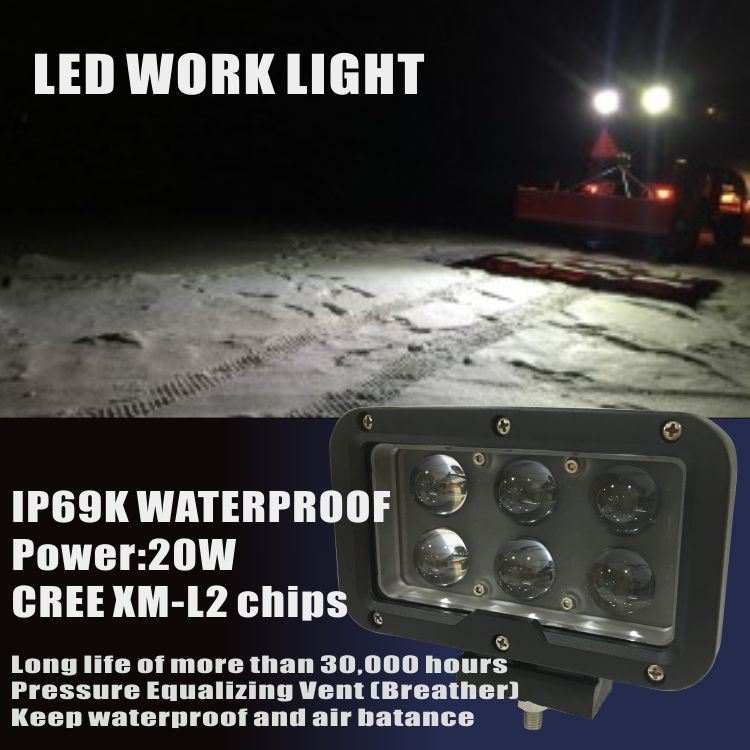 LED Work Light for Heavy Equipment, Mining Fire Trucks