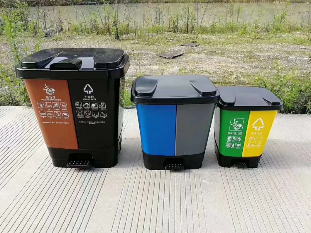 Outdoor Big Size Industrial Plastic Waste Bin Dustbin Rubbish Bin