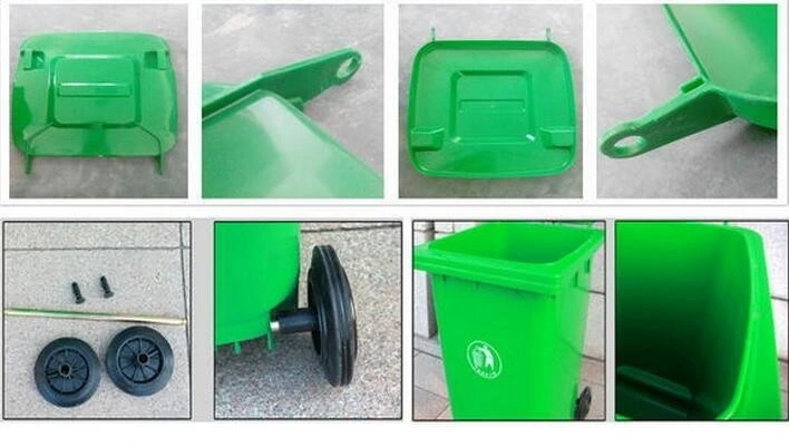 Heavy Duty 120L Plastic Wheelie Big Trash Cans for Sale