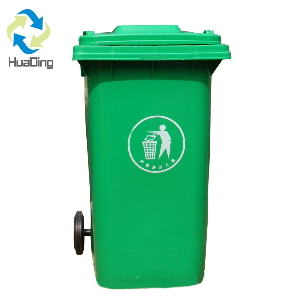240L Extra Large Plastic Garbage Trash Can with Wheels