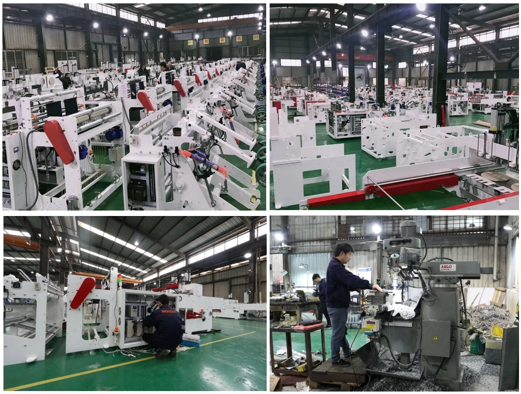 Vegetable and Biodegradable Plastic Flat Plastic Flexible Packaging Biodegradable Plastic Rolling Bag with Core Making Machine