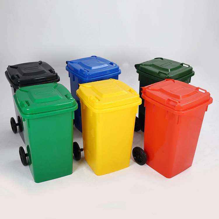 100L Outdoor Refuse Garbage Bin Stainless Steel Trash Can Recycle Waste Bin