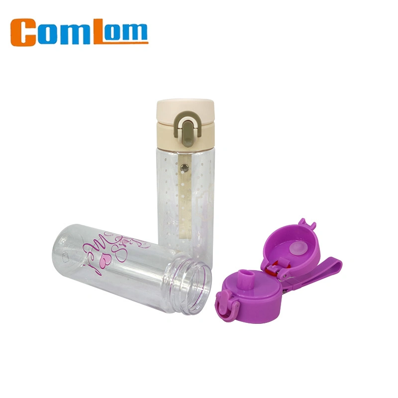 Portable Secured & Locking Lid Water Bottle Plastic