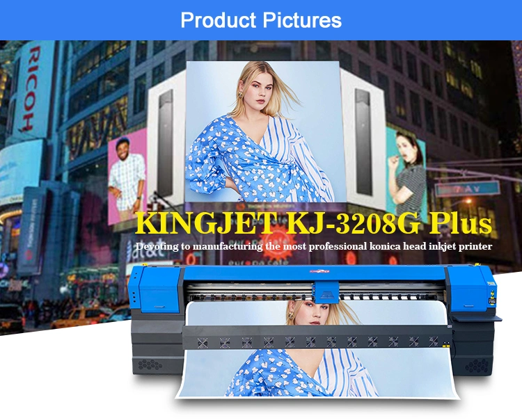 10 Feet Digital Konica Minolta 512I Print Head Solvent Printer Adhesive Tape Flex Banner Printing Machine