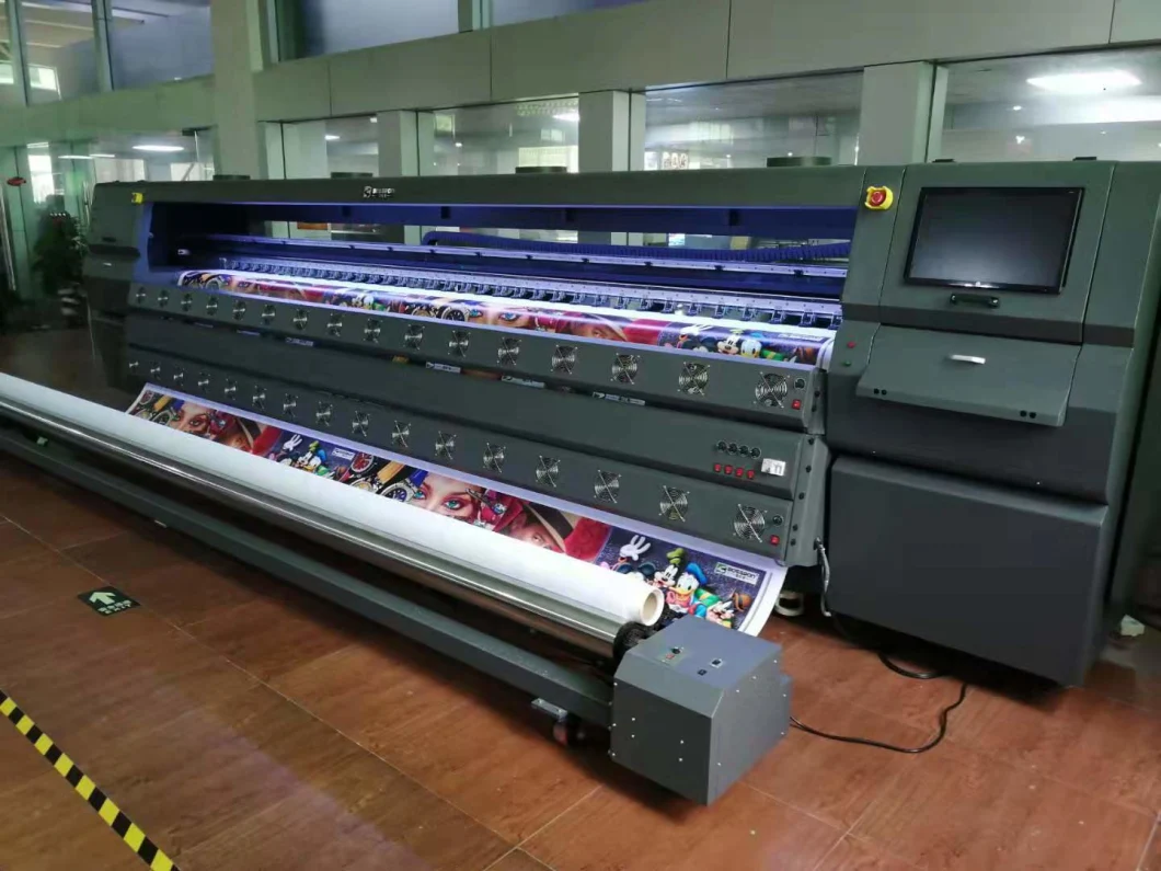 5m Banner Digital Printing Machine Konica 512I Printhead Solvent Printer