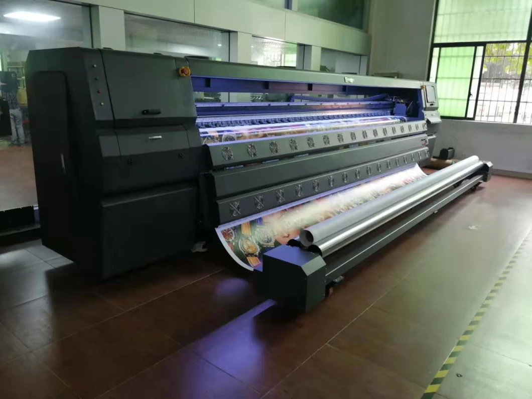 5m Banner Digital Printing Machine Konica 512I Printhead Solvent Printer