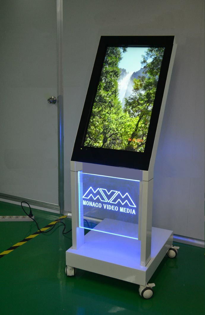 55 Inch Portable Poster Media LED Display, LED Mirror Poster, TFT LCD