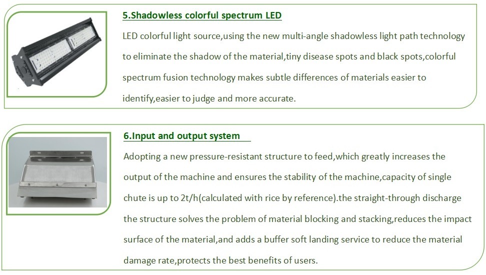 New Design Automatic Green Tea/Black Tea Sorting Machine Tea Color Sorter Machine