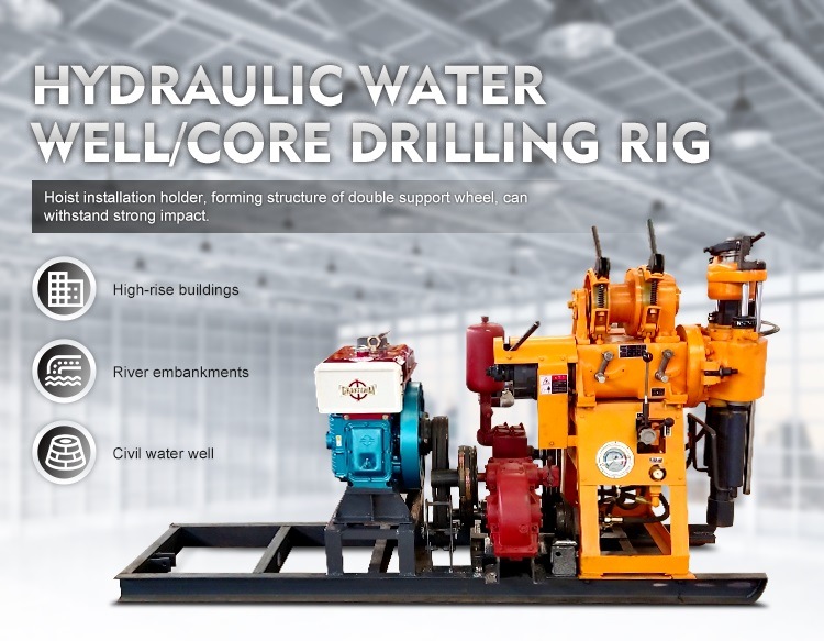 2020 Hot Sale Water Drilling Rig Machine in India with Low Price
