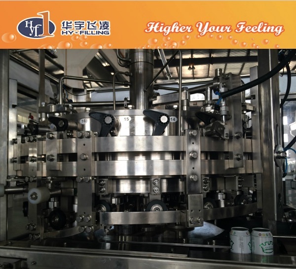 Aluminum Can Gas Water Filling Machine