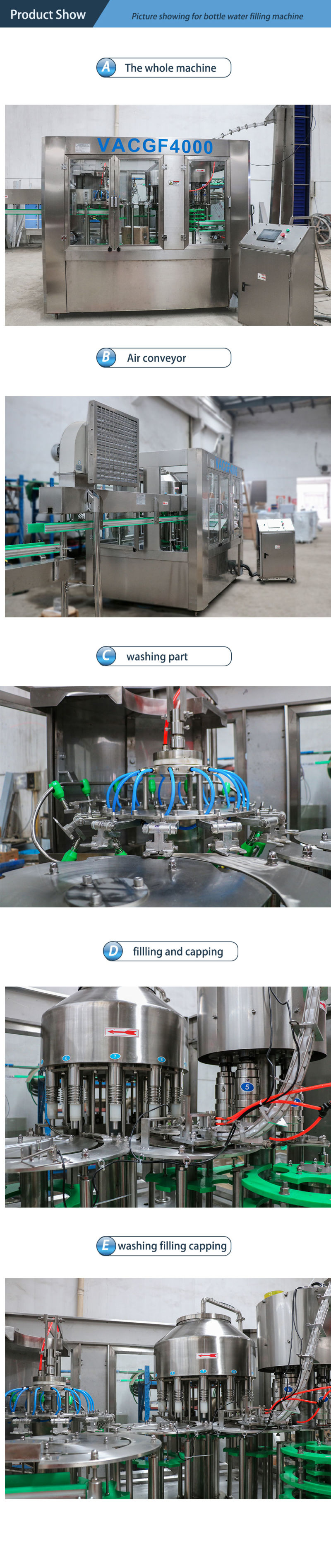 1 LTR Bottle Filling Machine for Water