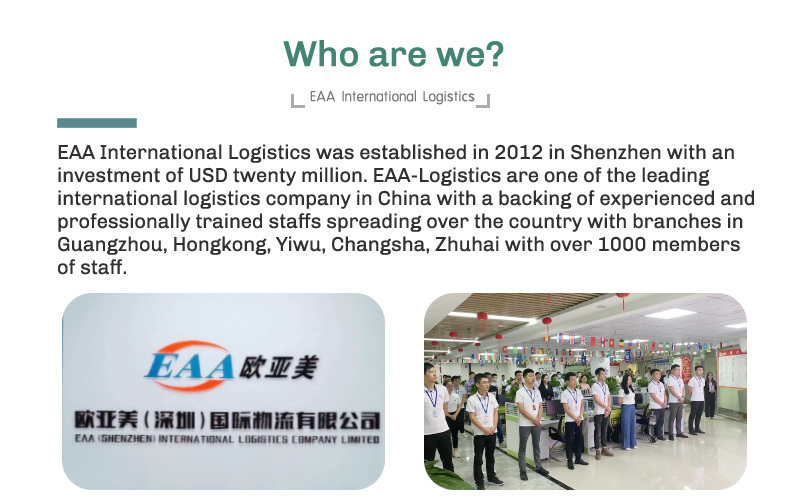 Eaa Shipping Agent From China to Canada India India